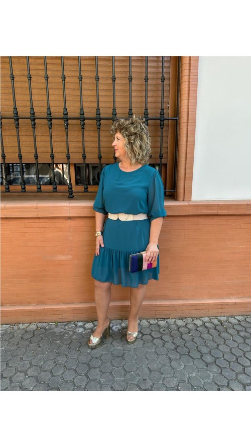 VESTIDO MEREDY PETROLEONEGRO