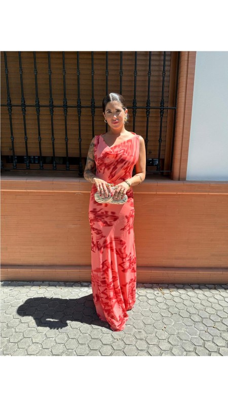 VESTIDO ISABELA NARANJA 2