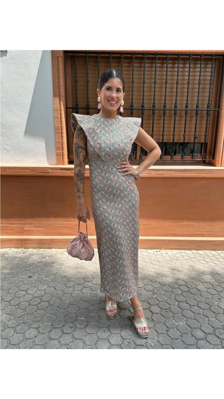 VESTIDO DIANA ESTAMPADO VERDE