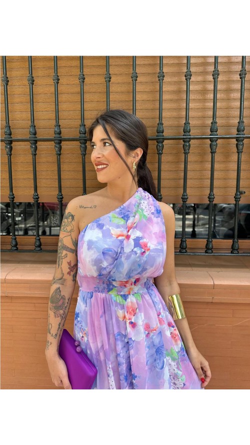 VESTIDO DOLORES MALVA