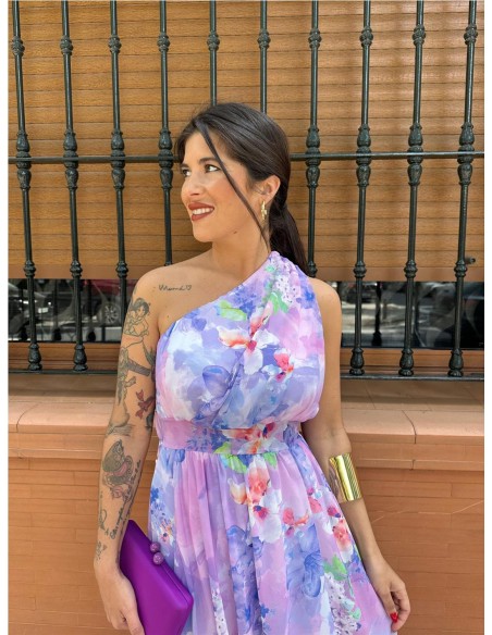 VESTIDO DOLORES MALVA