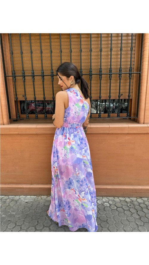 VESTIDO DOLORES MALVA