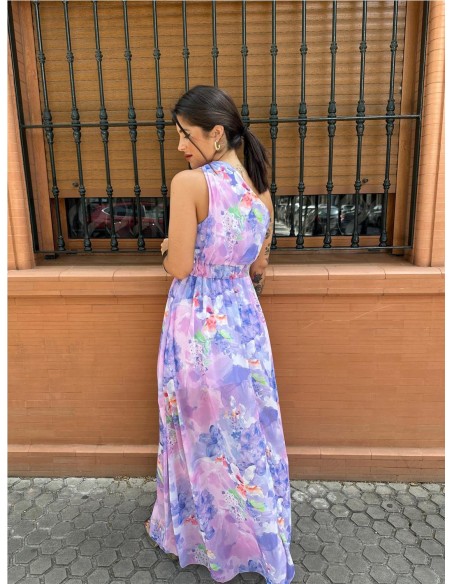 VESTIDO DOLORES MALVA