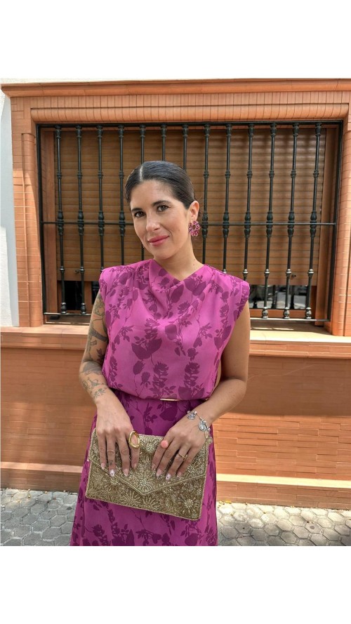 VESTIDO IRENE BUGANVILLA