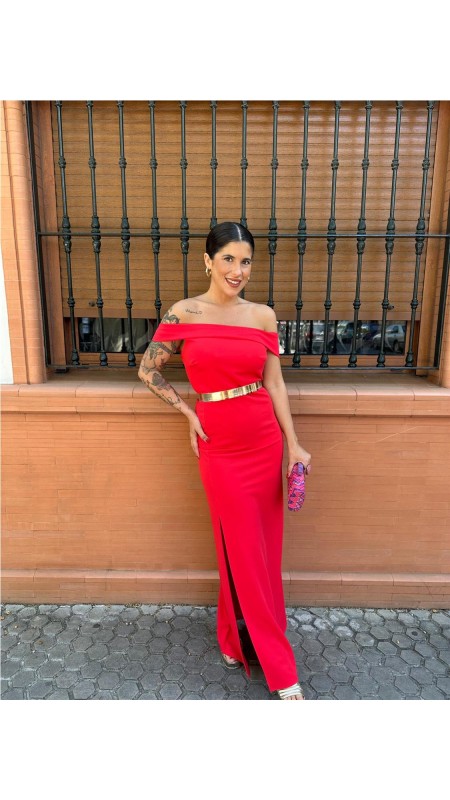 VESTIDO BEATRIZ ROJO