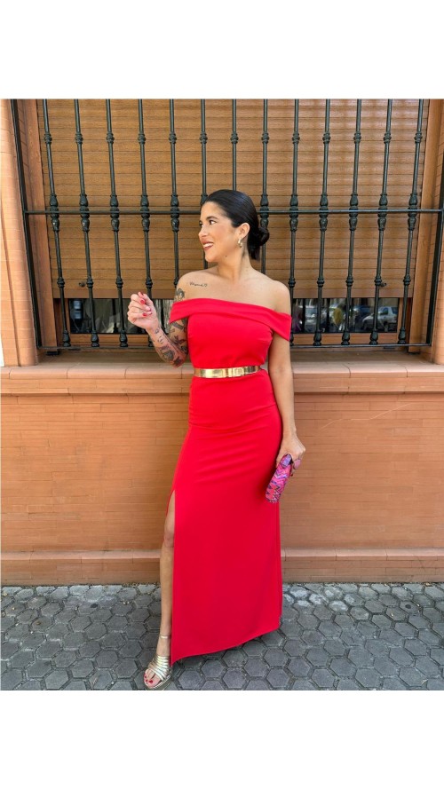 VESTIDO BEATRIZ ROJO