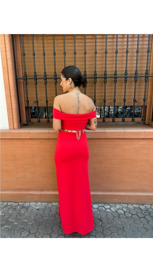 VESTIDO BEATRIZ ROJO