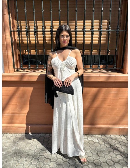 VESTIDO TOPITOS BEIG