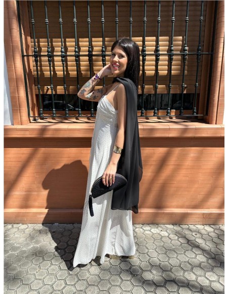 VESTIDO TOPITOS BEIG