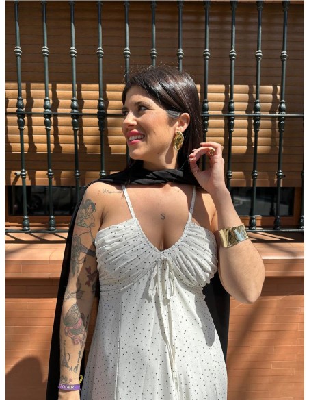 VESTIDO TOPITOS BEIG