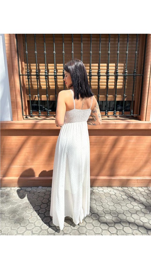 VESTIDO TOPITOS BEIG