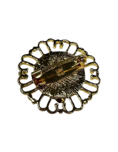 BROCHE MONEDA ORO