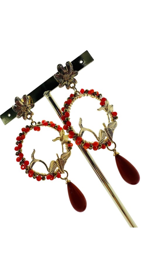 PENDIENTE 002 NARANJA