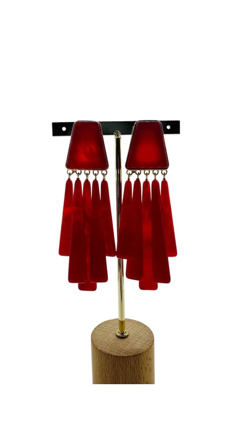 PENDIENTE 4036 ROJO