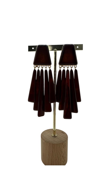 PENDIENTE 4036 MARRON