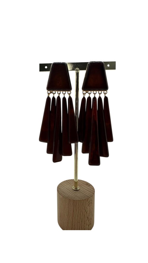 PENDIENTE 4036 MARRON