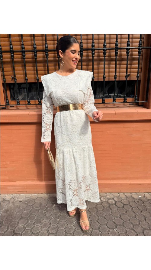 VESTIDO AZAHARA BLANCO