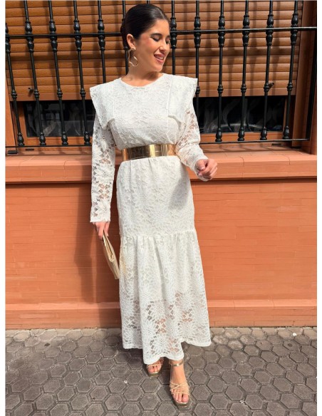 VESTIDO AZAHARA BLANCO