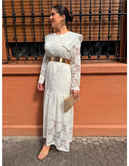 VESTIDO AZAHARA BLANCO