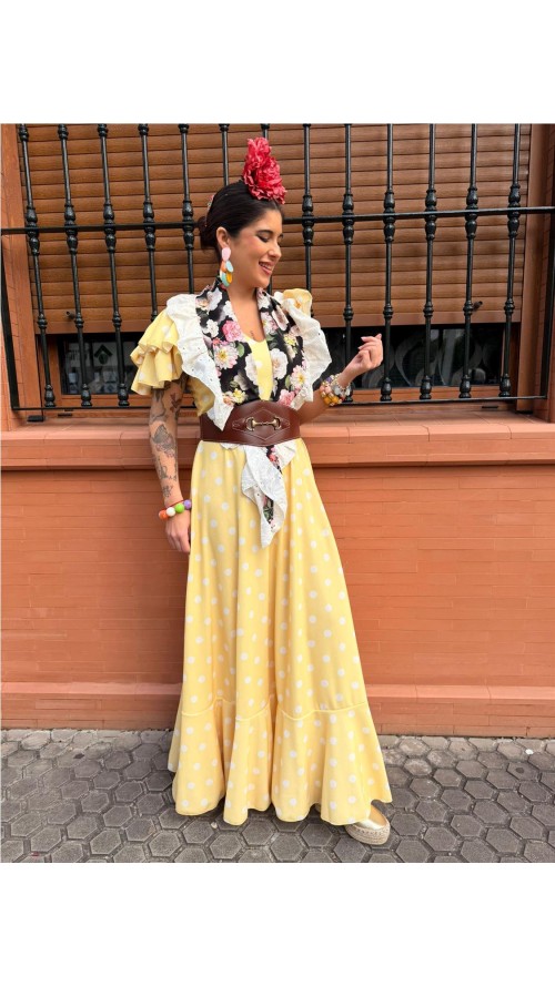 BATA HUELVA AMARILLO