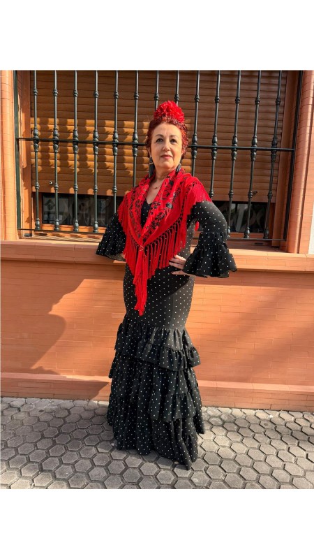 VESTIDO HUELVA NEGRO