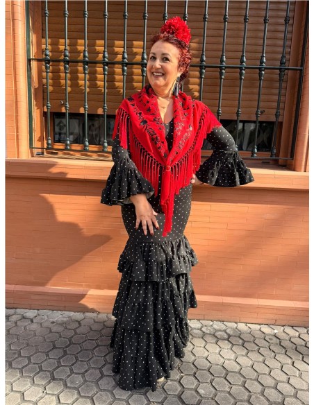 VESTIDO HUELVA NEGRO