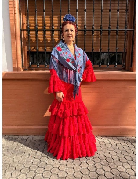 VESTIDO HUELVA ROJO