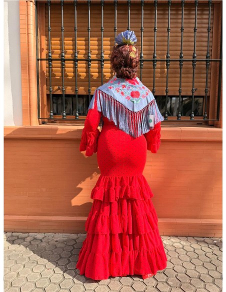 VESTIDO HUELVA ROJO