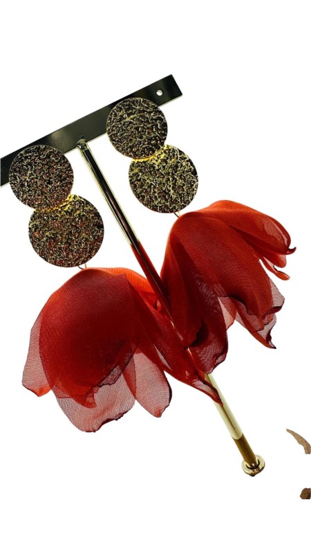 PENDIENTE 0361 NARANJA 2