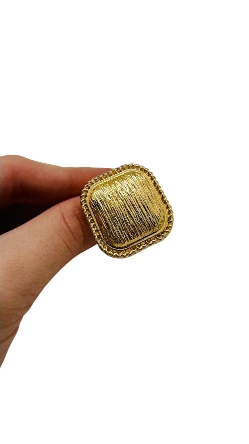 ANILLO CUADRADO ORO