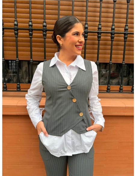 CONJUNTO DIPLOMATICO GRIS