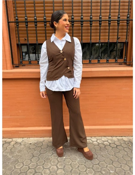 CONJUNTO DIPLOMATICO MARRON