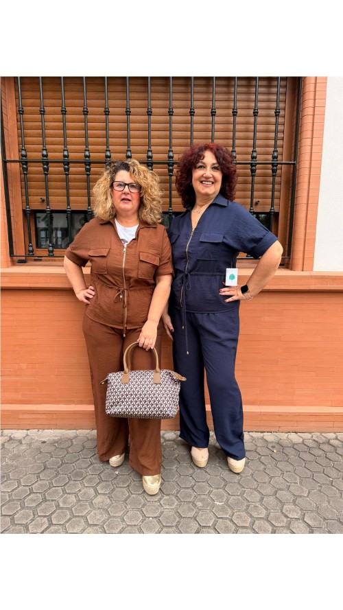 CONJUNTO MIRANDA MARRON