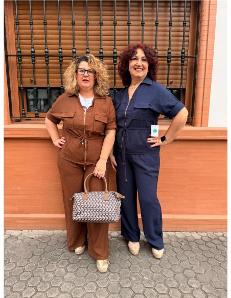 CONJUNTO MIRANDA MARRON