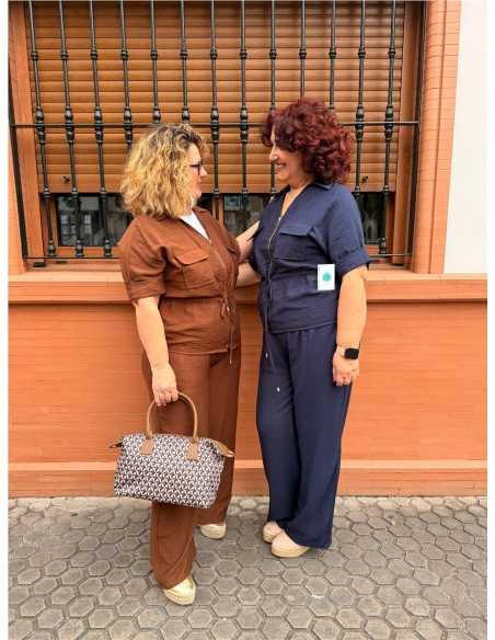 CONJUNTO MIRANDA MARRON