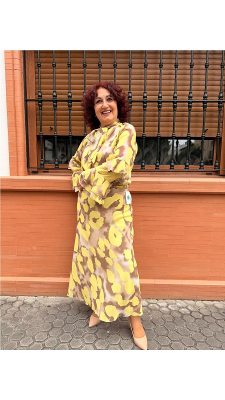 FALDA MARTINA AMARILLO