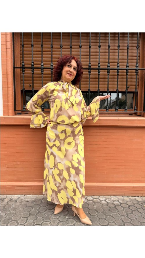 FALDA MARTINA AMARILLO