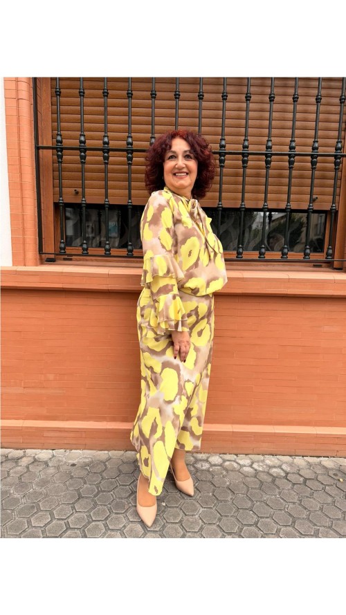 FALDA MARTINA AMARILLO