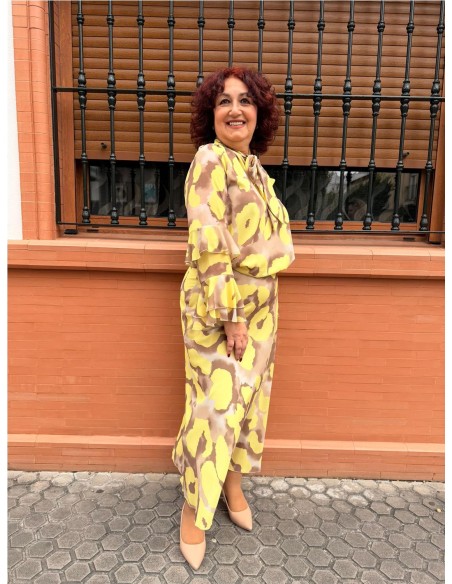 FALDA MARTINA AMARILLO