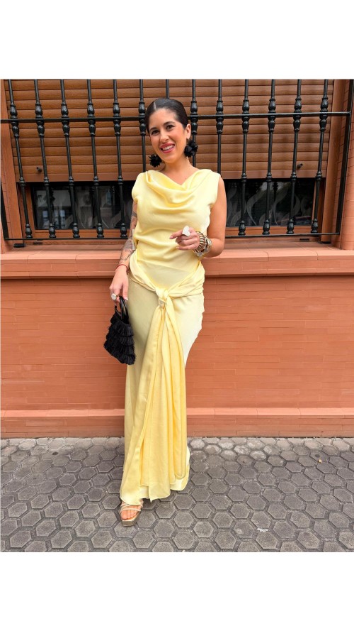 VESTIDO PRINCES AMARILLO