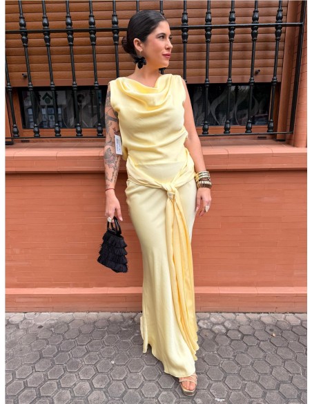 VESTIDO PRINCES AMARILLO