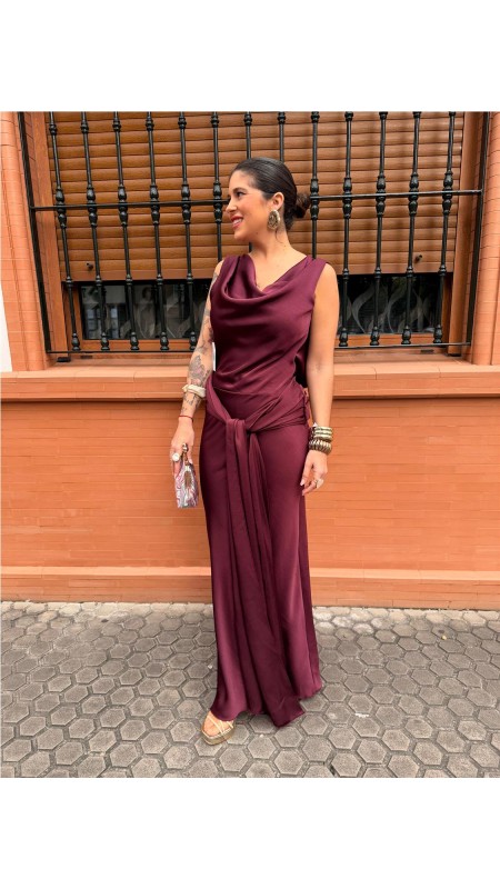 VESTIDO PRINCES BURDEOS 2