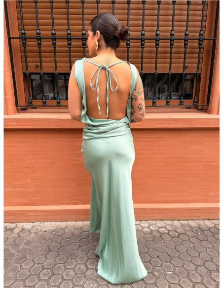 VESTIDO PRINCES VERDE JABONOSO