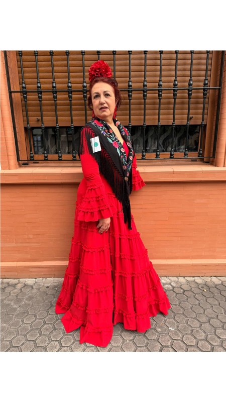 VESTIDO JAEN ROJO