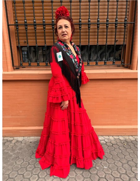 VESTIDO JAEN ROJO