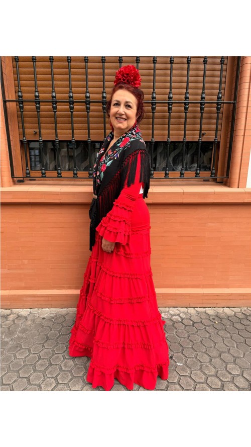 VESTIDO JAEN ROJO