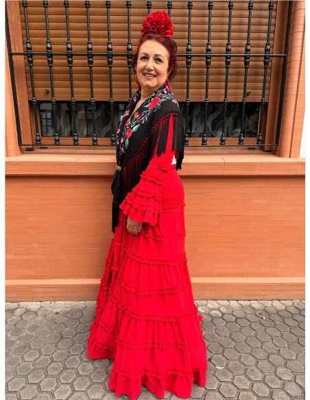 VESTIDO JAEN ROJO