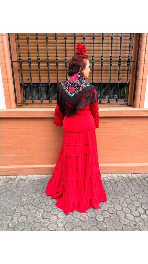 VESTIDO JAEN ROJO