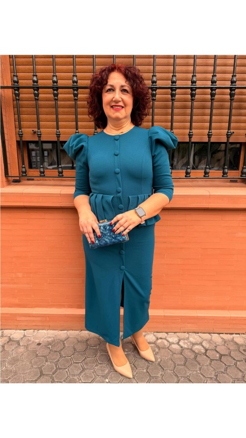 VESTIDO JAZMIN PETROLEONEGRO