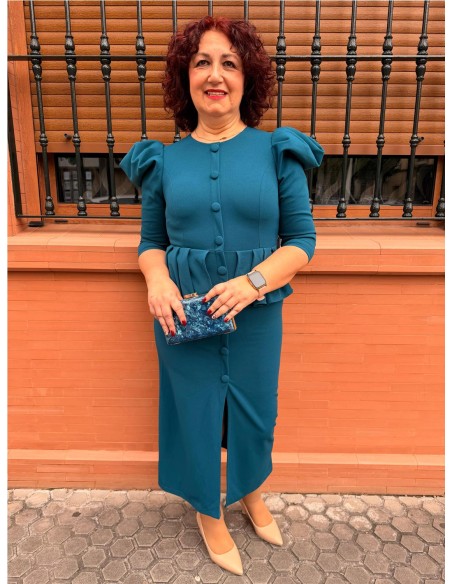 VESTIDO JAZMIN PETROLEONEGRO